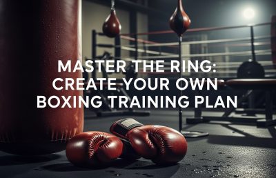 Creating Your Own Boxing Training Plan