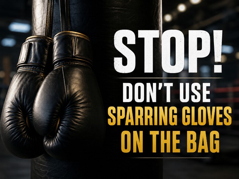 Why You Shouldn’t Use Sparring Gloves on the Heavy Bag