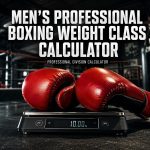 Men’s Professional Boxing Weight Class Calculator