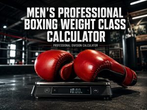 Men’s Professional Boxing Weight Class Calculator